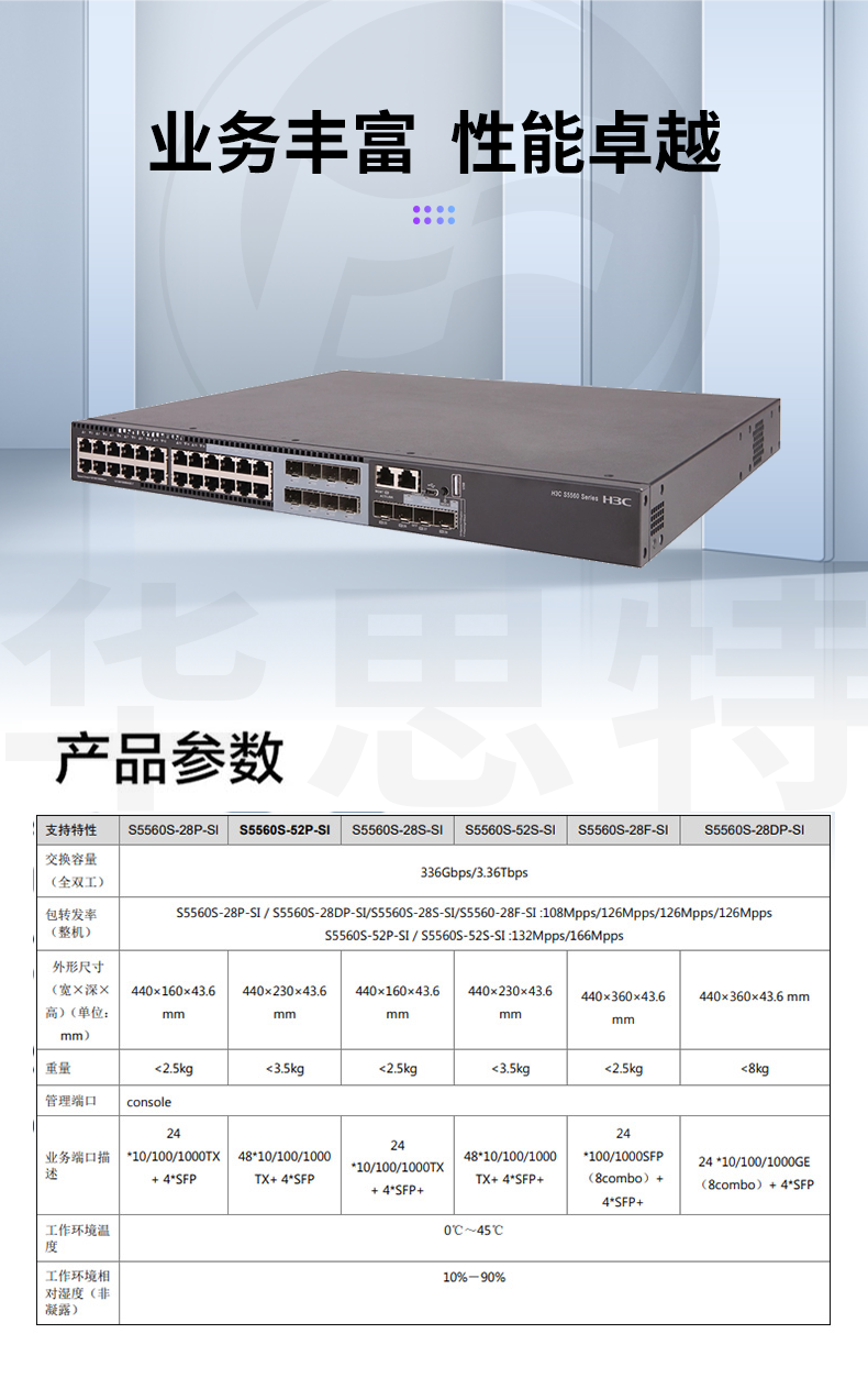 華三交換機 LS-5560S-28DP-SI