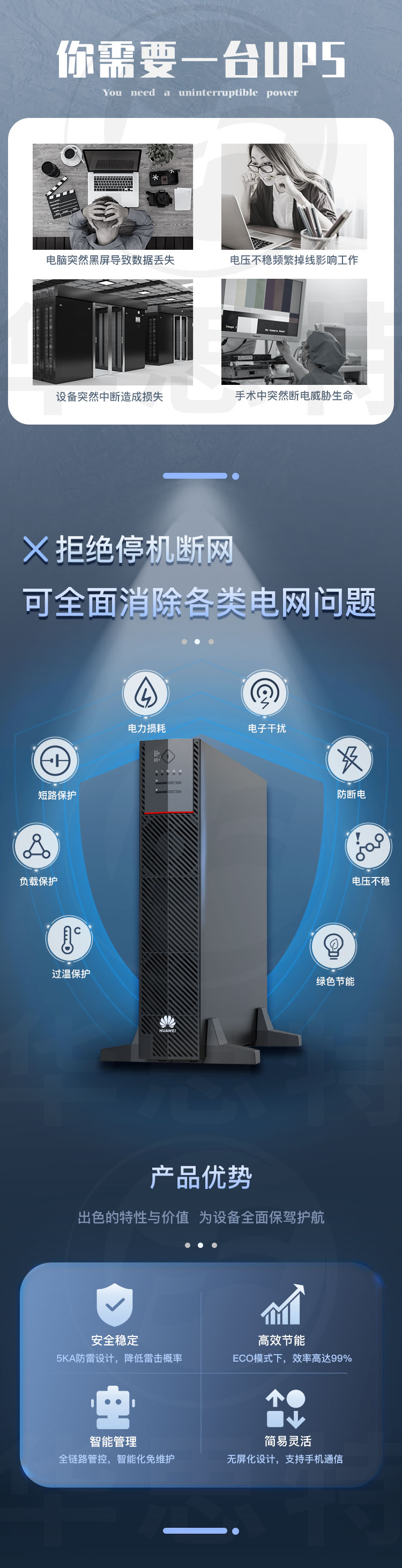 華為UPS不間斷電源 UPS2000-H-6KRTL-L