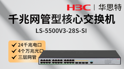 H3C交換機 LS-5500V3-28S-SI